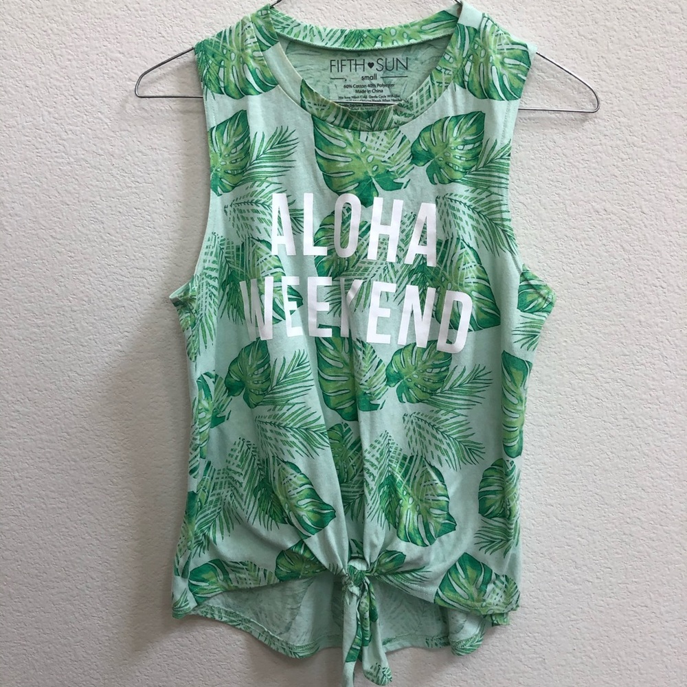 FIFTH 🖤 SUN ALOHA WEEKEND TANK